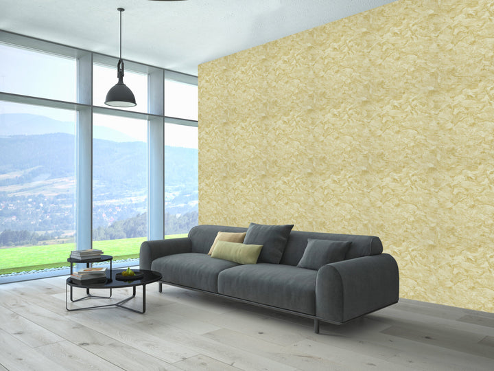 Norwich Mustard Textured Wallpaper 972134