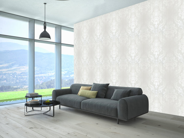 Norwich Pearl Brocade Wallpaper 972712