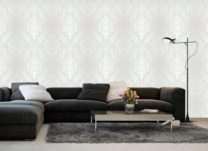 Norwich Pearl Brocade Wallpaper 972712