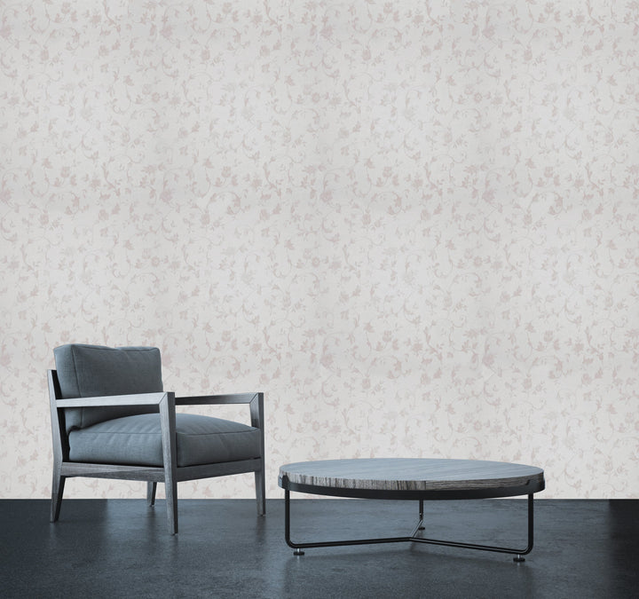 Oxford Vanilla Floral Wallpaper 2114
