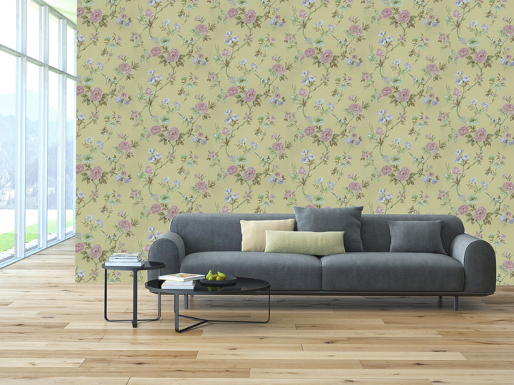 Oxford Sand Classic Weave Wallpaper 2215
