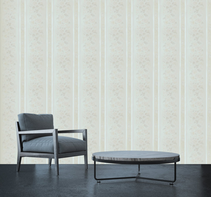 Oxford Champagne Ornate Wallpaper 7213