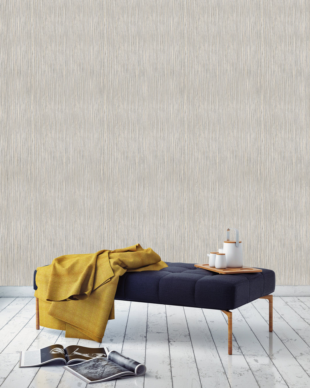Prince Charles Silver Thread Wallpaper 71609