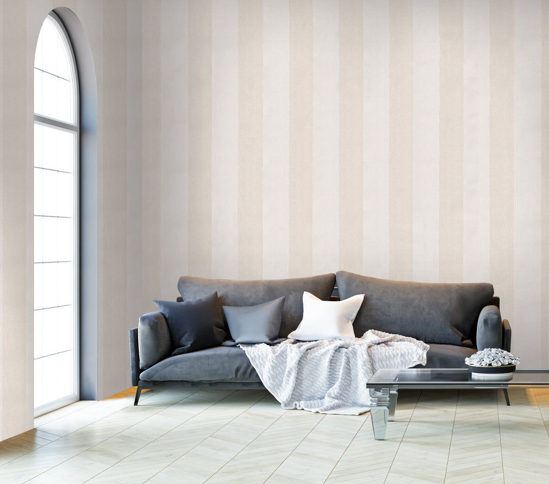 Prince Charles Pastel Stripe Wallpaper 82322