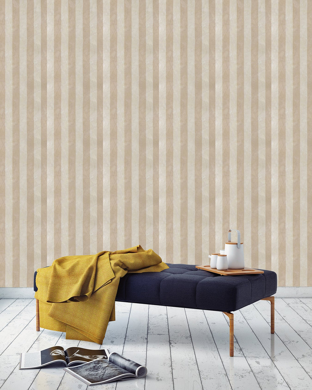 Prince Charles Elegant Stripe Wallpaper 83012
