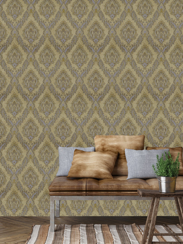 Queen Anne A Sand Mosaic Wallpaper Sk6718