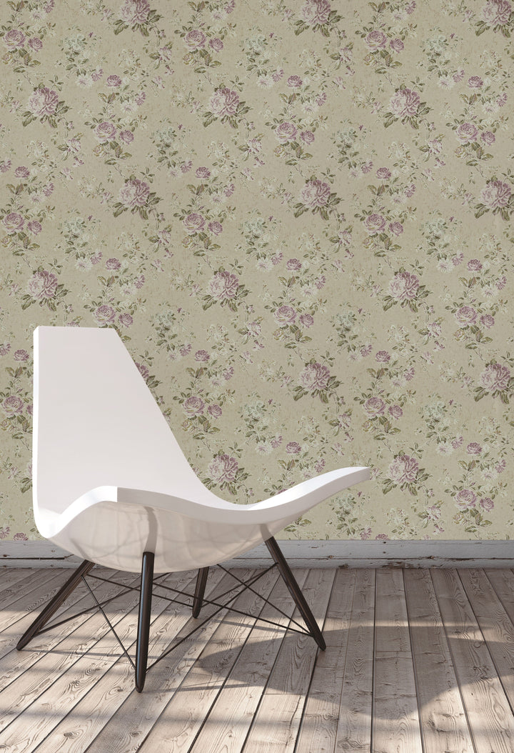 Queen Anne A Garden Floral Wallpaper Sk6728