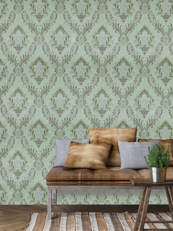 Queen Anne A Pale Blue Bloom Wallpaper Sk6732