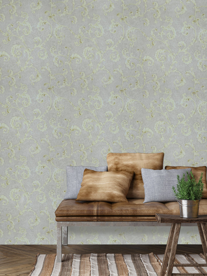 Queen Anne A Golden Blossom Wallpaper Sk6782