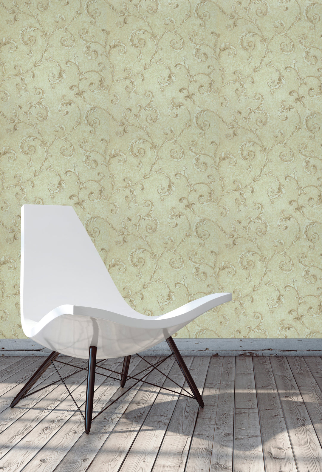 Queen Anne A Cream Stone Wallpaper Sk6784