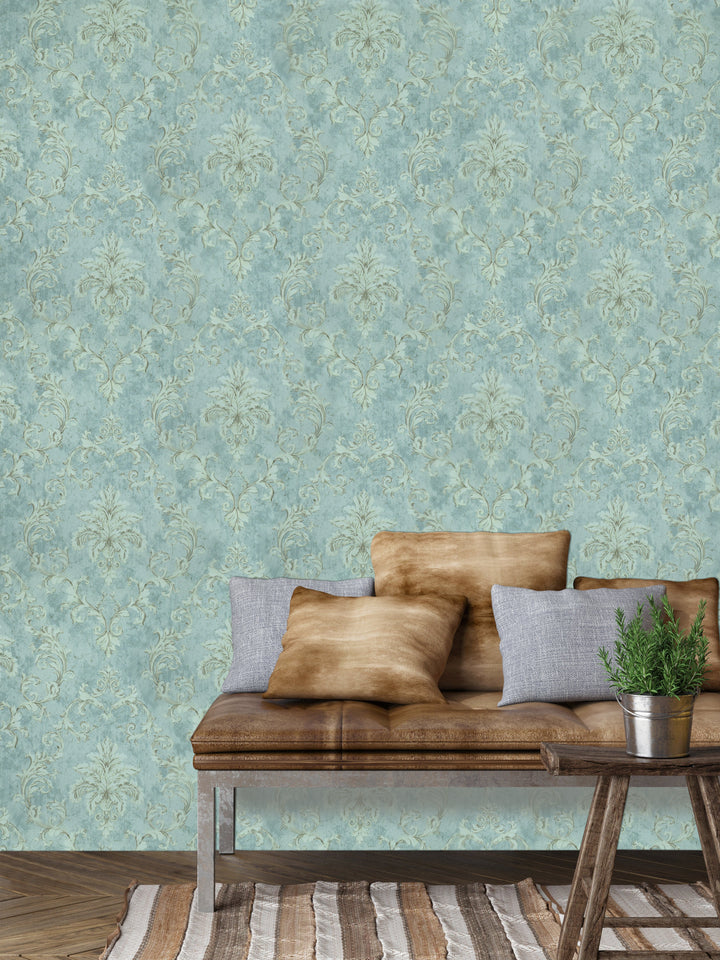 Queen Anne A Cloudy Beige Wallpaper Sk6794