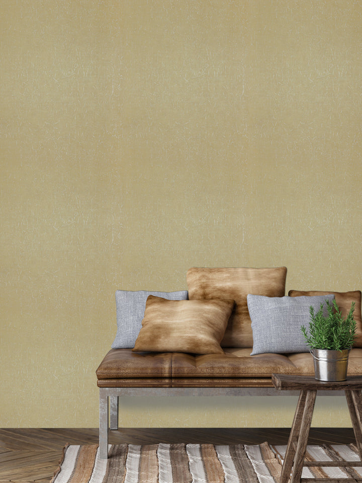 Queen Anne A Woven Gold Wallpaper Sk7847