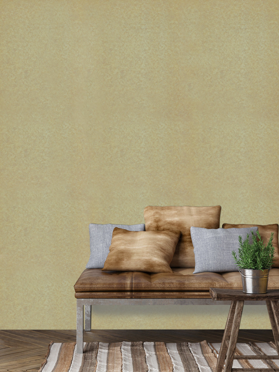 Queen Anne A Lily White Texture Wallpaper Sk7866