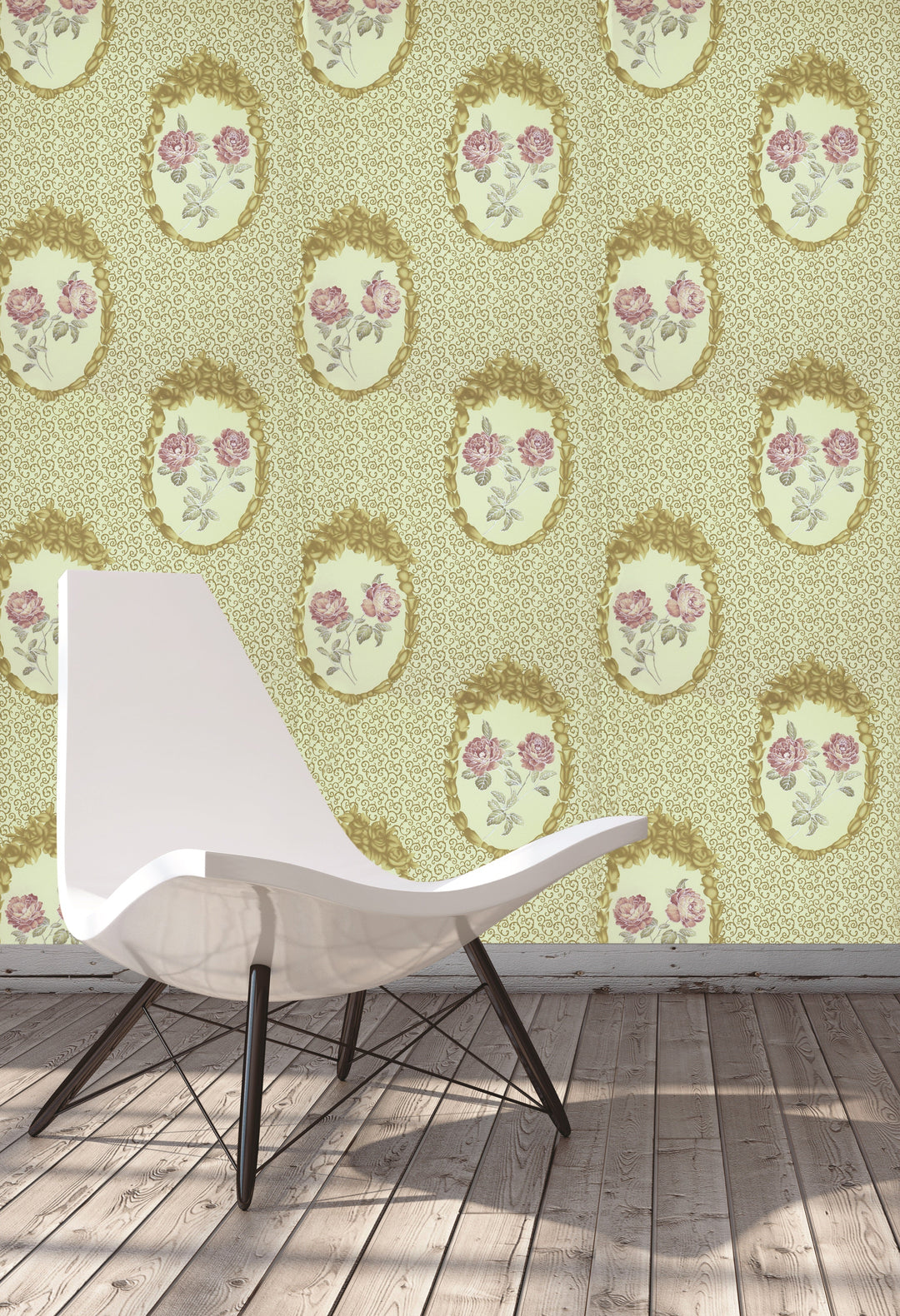 Queen Anne A Silken Bloom Wallpaper Sk8054