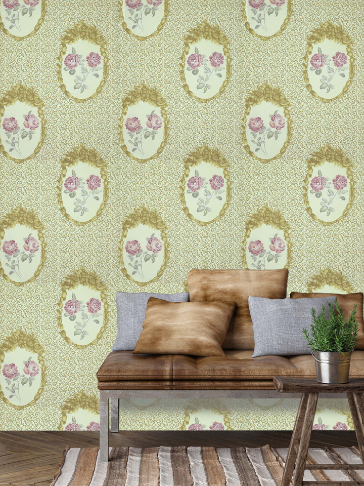 Queen Anne A Silken Bloom Wallpaper Sk8054