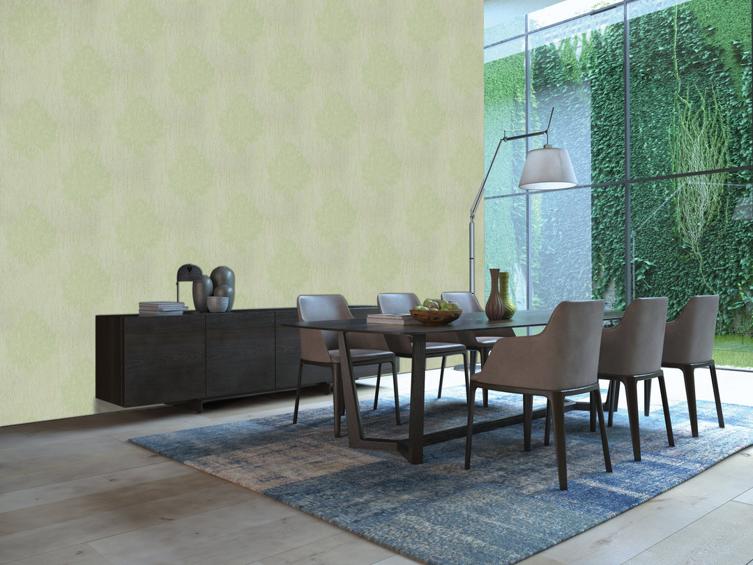 Greenish Beige Sheen Wallpaper