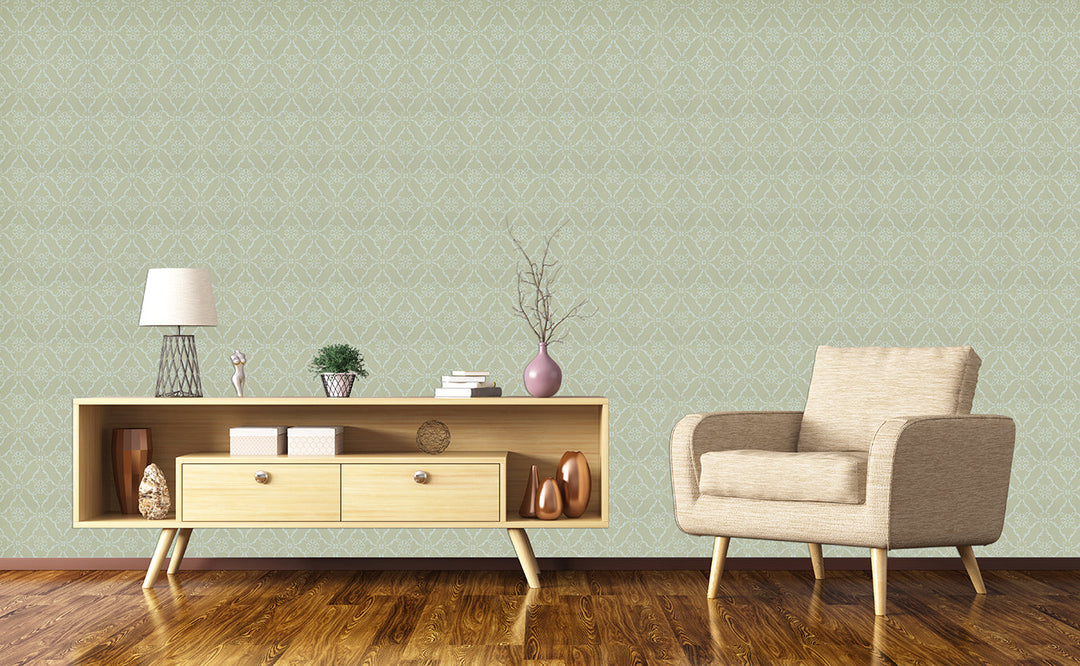 Queen Anne B Soft Lattice Wallpaper Sk2410