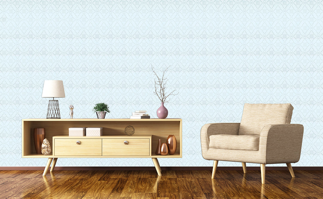 Queen Anne B Sky Lattice Wallpaper Sk2426
