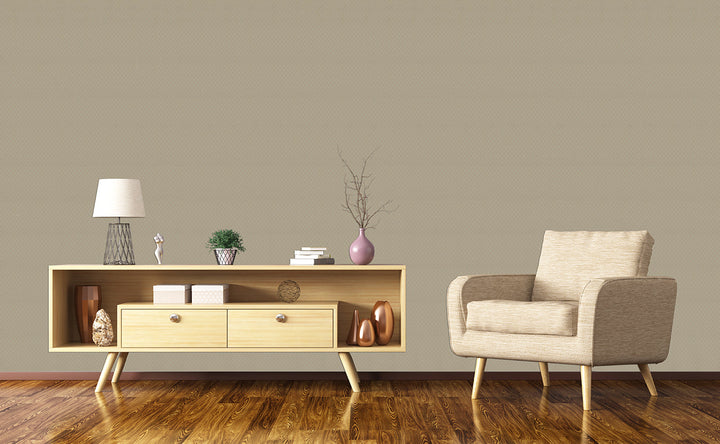 Queen Anne B Mocha Plain Wallpaper Sk3232