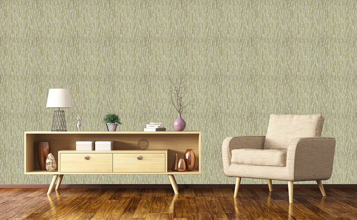 Queen Anne B Gold Damask Wallpaper Sk8231