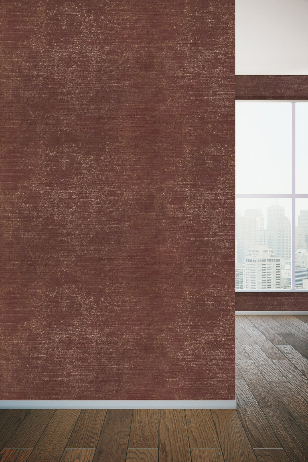 Queen Elizabeth Maroon Fabric Wallpaper 35605