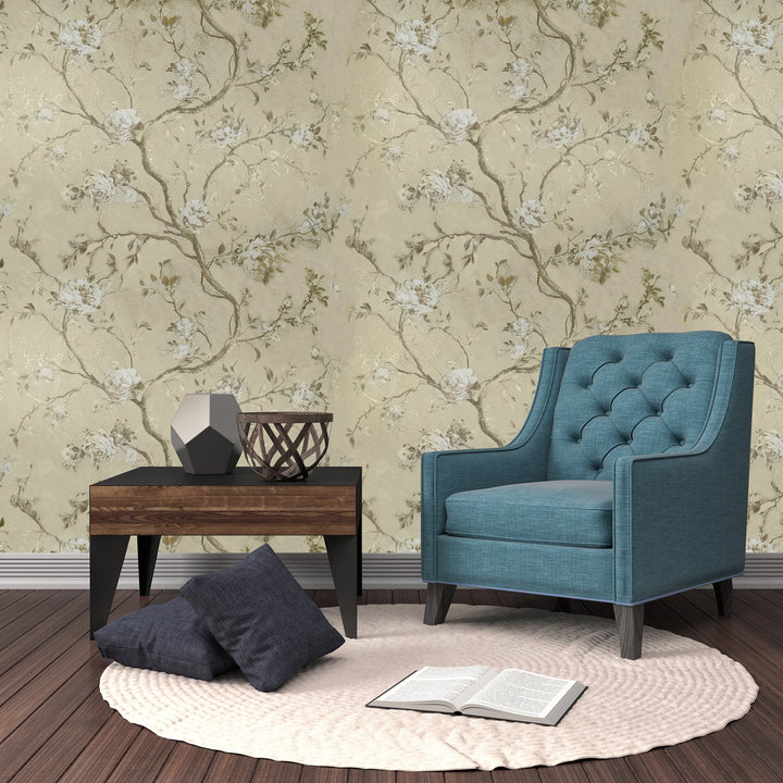 Queen Elizabeth Marble Beige Wallpaper 73003