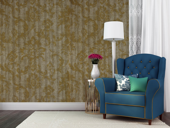 Queen Victoria 29 Caramel Corduroy Wallpaper Sk100-20254