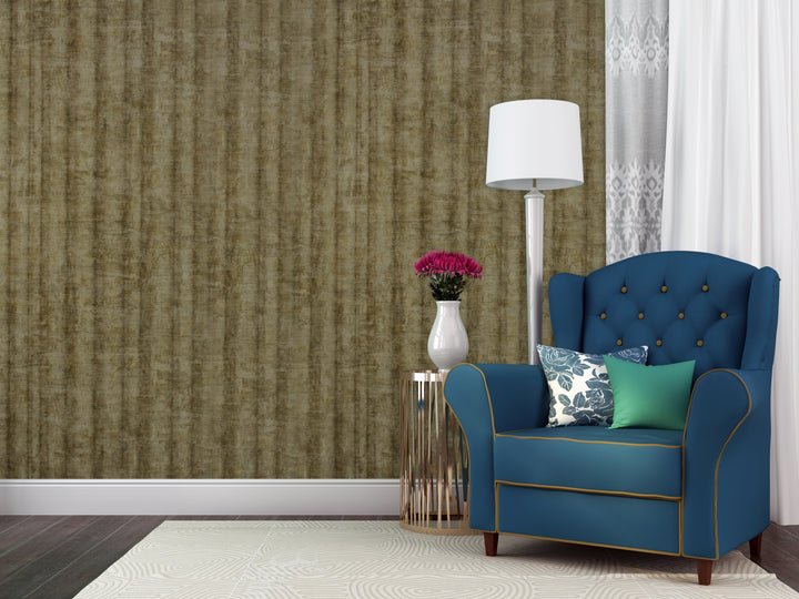 Queen Victoria 29 Mustard Corduroy Wallpaper Sk100-20264