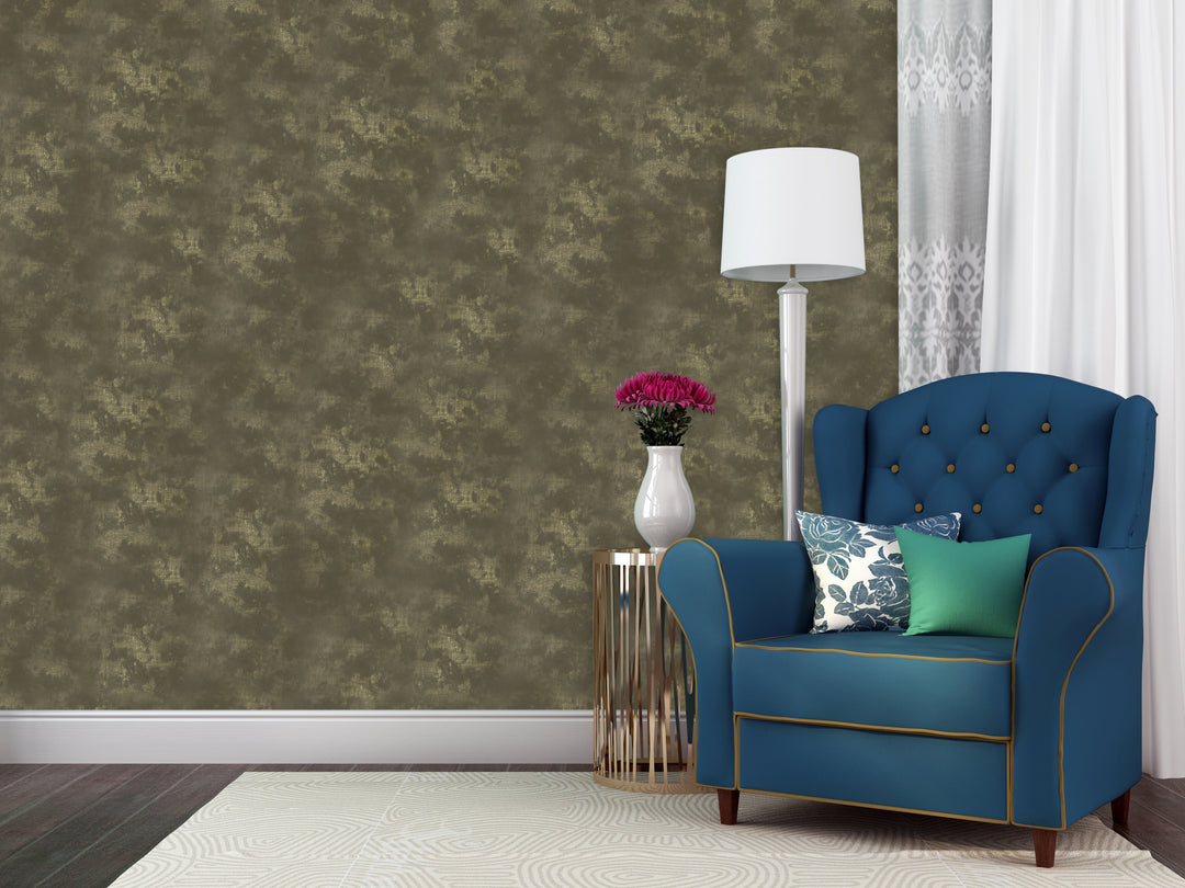 Queen Victoria 29 Olive Textured Wallpaper Sk100-20765
