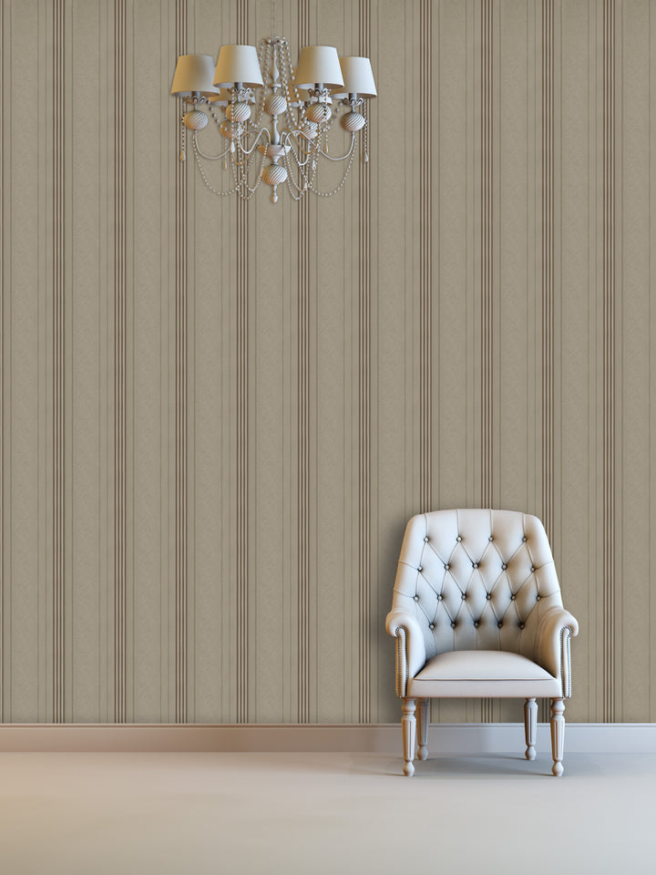 Queen Victoria Xu Beige Vertical Flow Wallpaper Sku42-290