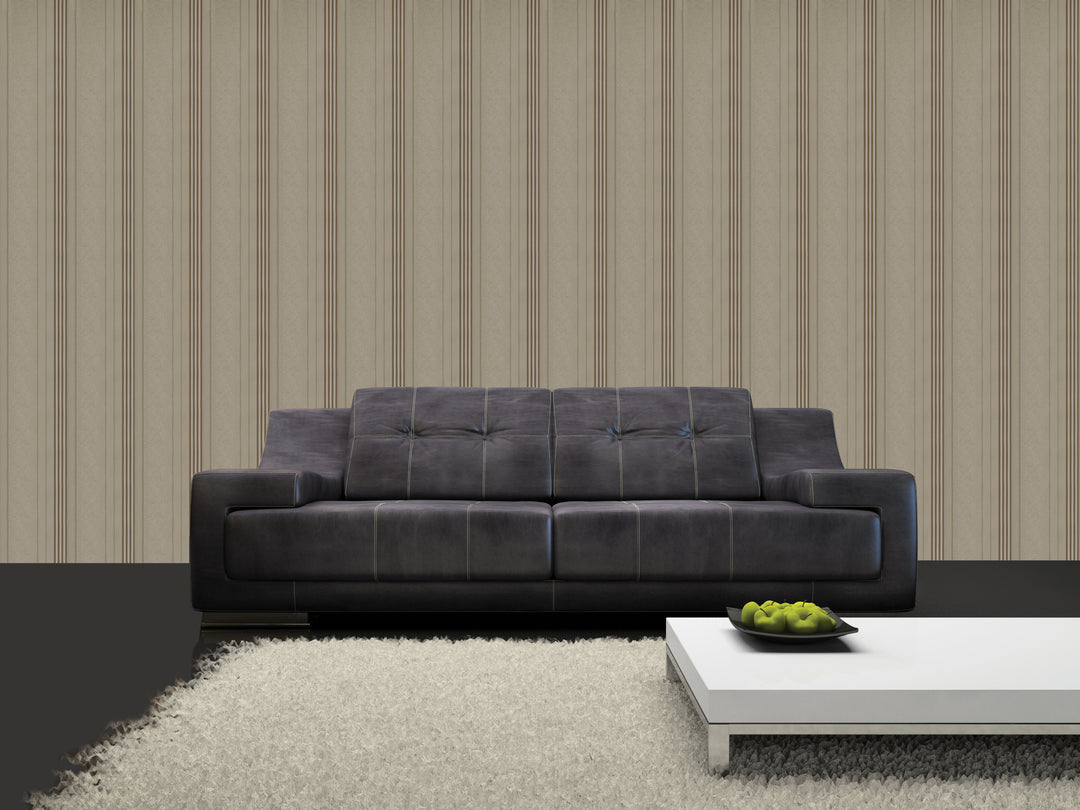 Queen Victoria Xu Beige Vertical Flow Wallpaper Sku42-290