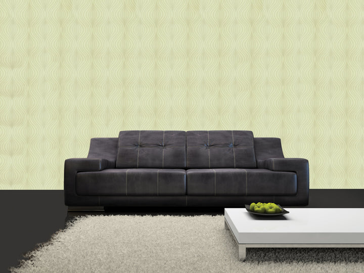 Queen Victoria Xu Pale Pistachio Lines Wallpaper Sku42-507