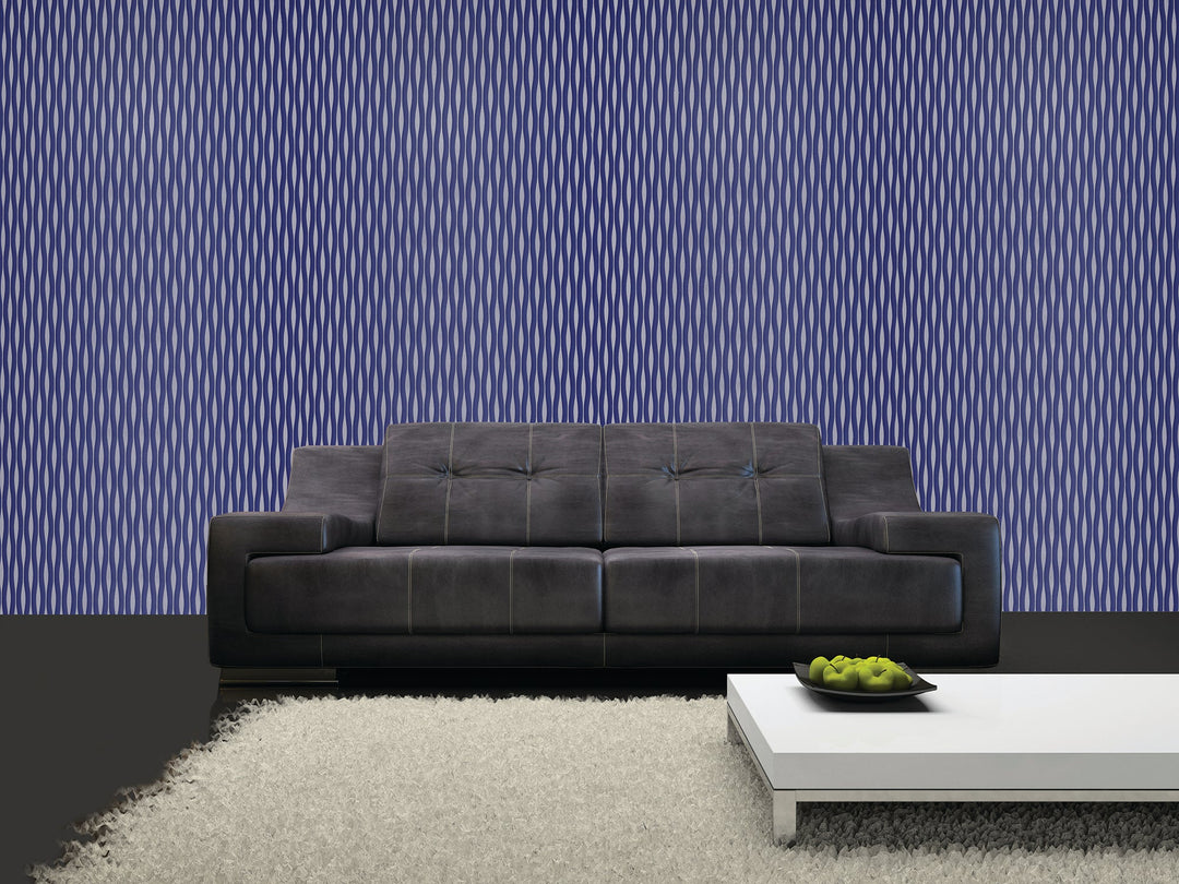 Queen Victoria Xu Indigo Net Wallpaper Sku42-858
