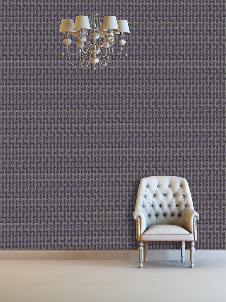 Queen Victoria Xu Muted Plum Texture Wallpaper Sku42-868