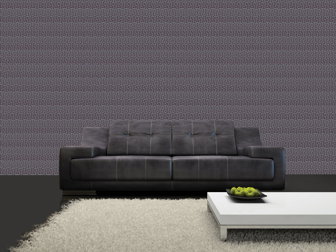 Queen Victoria Xu Muted Plum Texture Wallpaper Sku42-868