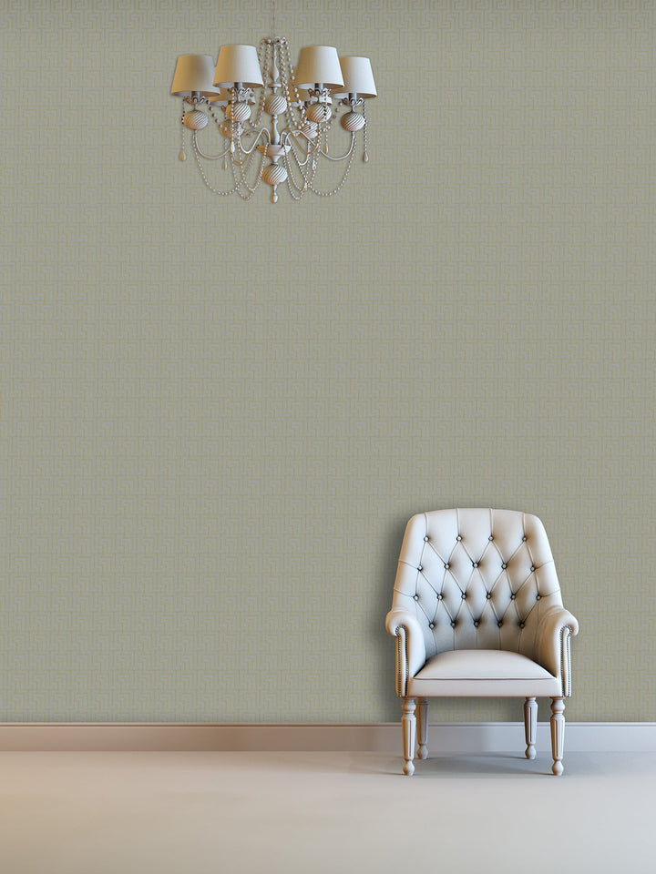 Queen Victoria Xu Foggy Beige Wallpaper Sku42-873
