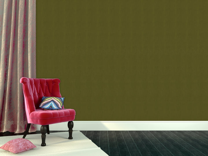 River Thames 33 Olive Satin Wallpaper Sk69-5149