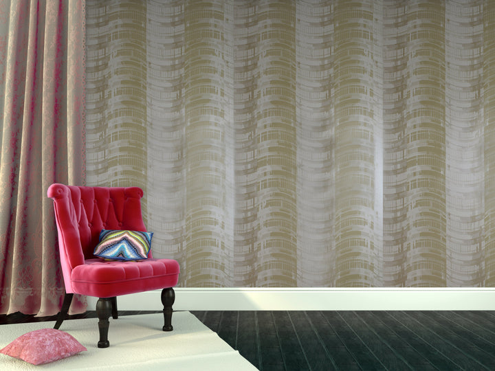 River Thames 33 Pale Grid Wallpaper Sk69-5453