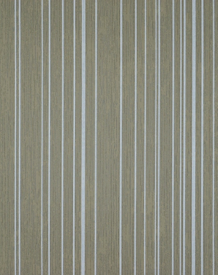 Green White Stripe Wallpaper