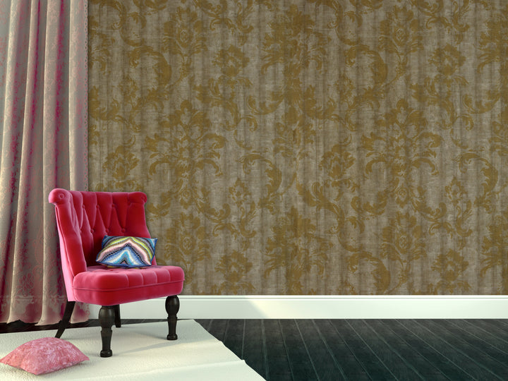 Queen Victoria 29 Caramel Corduroy Wallpaper Sk100-20254