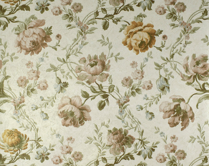 Queen Victoria 29 Cream Rose Wallpaper Sk100-29143