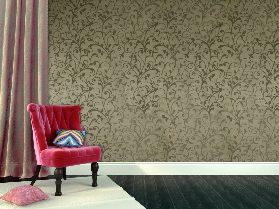 Buckingham Palace 34 Olive Bark Wallpaper Sk104-37924