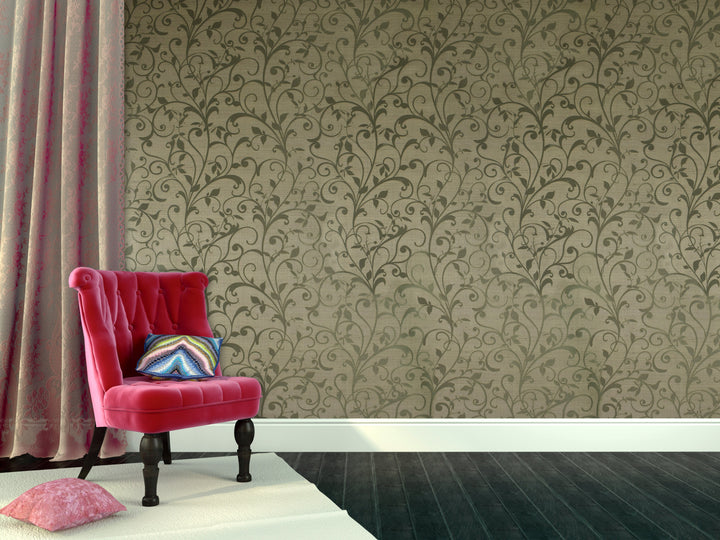 Buckingham Palace 34 Olive Bark Wallpaper Sk104-37924