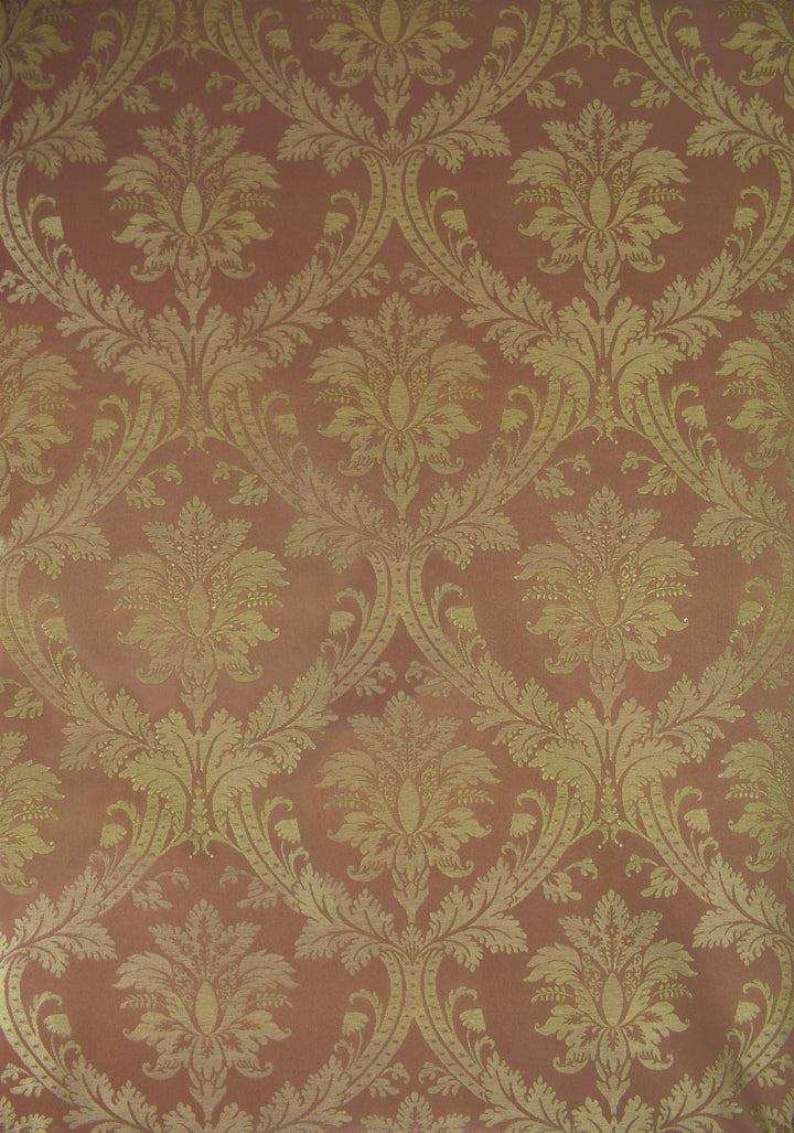 Hyde Park 29 Burnt Ochre Fleur Wallpaper Sk104-41026