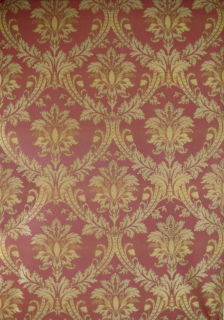 Hyde Park 29 Ruby Medallion Wallpaper Sk104-41027