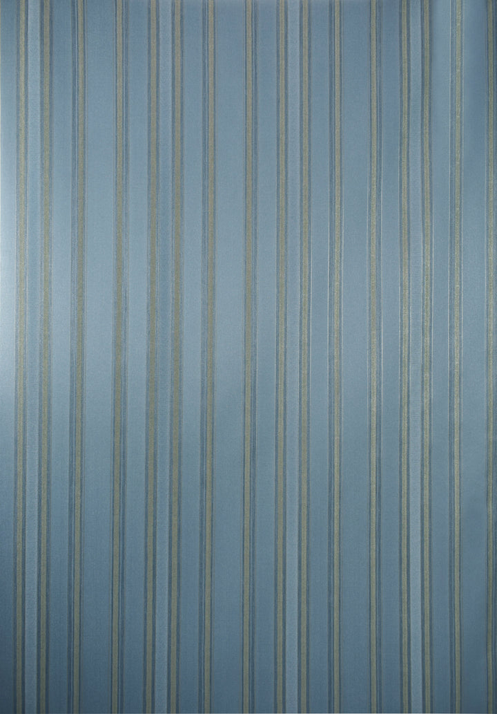 Hyde Park 29 Steel Blue Pinstripe Wallpaper Sk104-41031