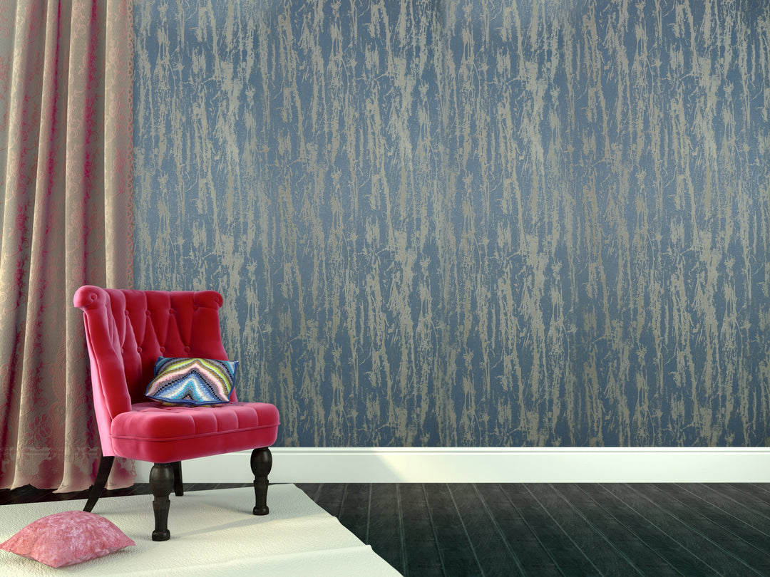 Buckingham Palace 34 Denim Stitch Wallpaper Sk104-41048