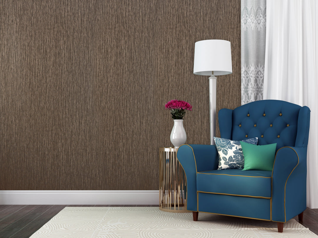 Hyde Park 29 Walnut Satin Wallpaper Sk104-41888