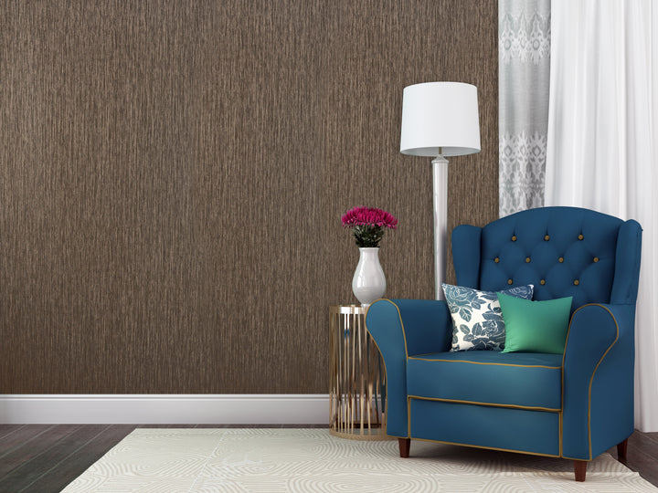 Hyde Park 29 Walnut Satin Wallpaper Sk104-41888
