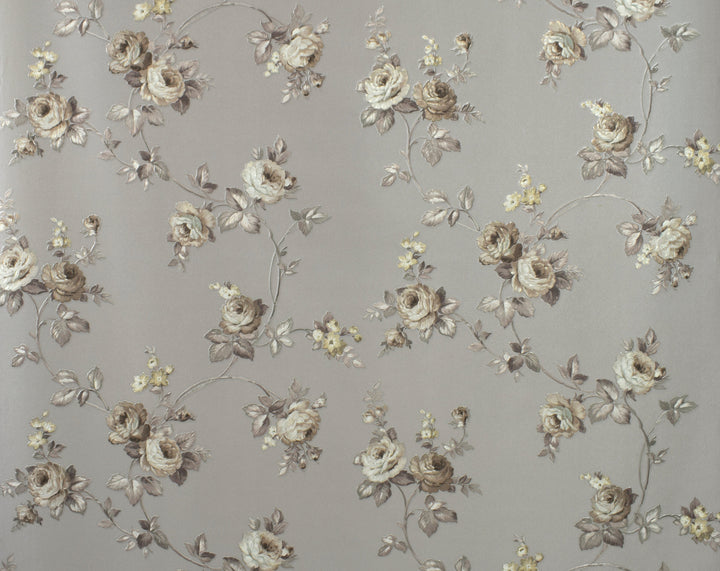 Queen Victoria 29 Floral Sketch Wallpaper Sk104-42972